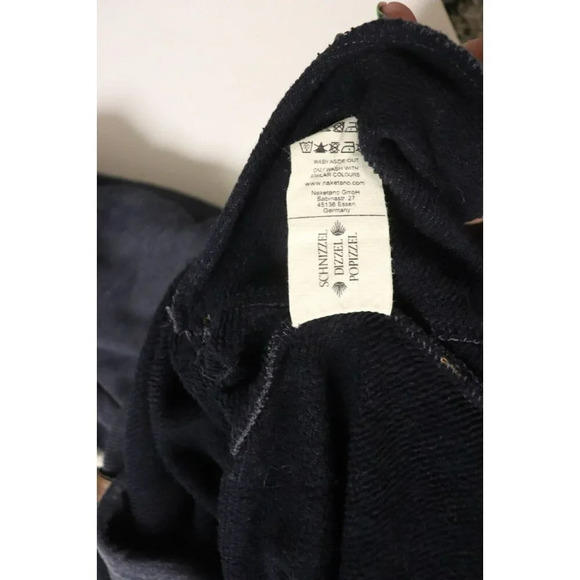 Naketano Women Cowl Neck Long Sleeve Hooded Shirt Top Sweatshirt Size Small Gray - Picture 12 of 16